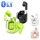 Transparent Wireless Bluetooth Earbud With Digital Display