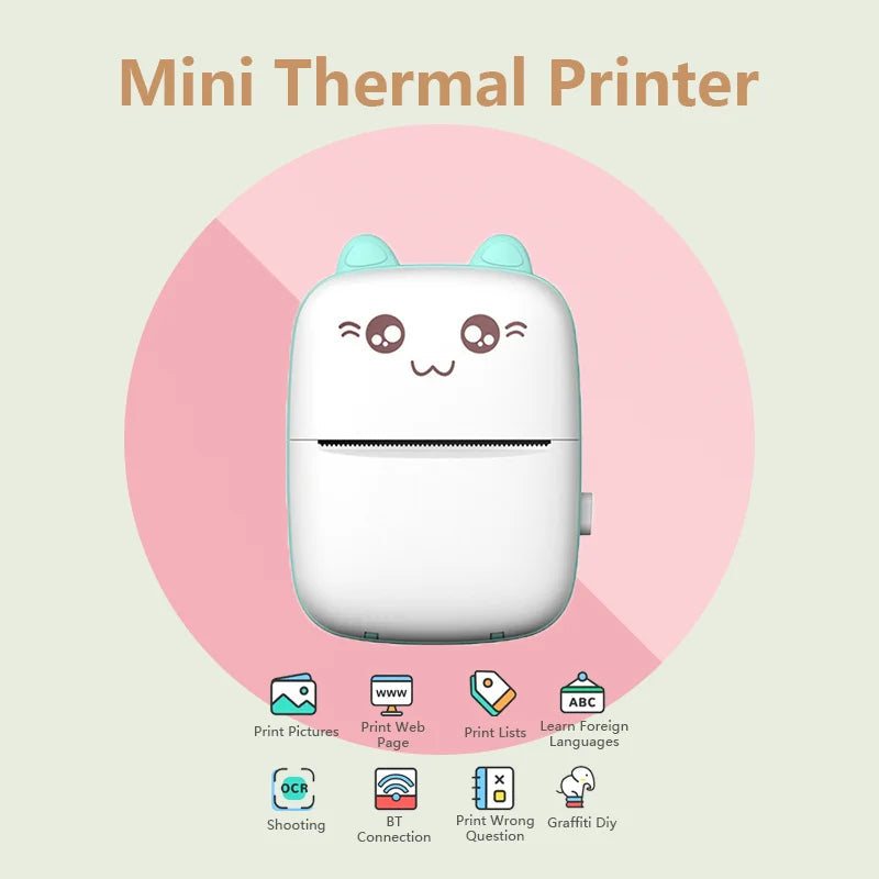 Mini Wireless Portable  Printer