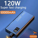 Portable Digital Display 50000mAh 120W Power Bank